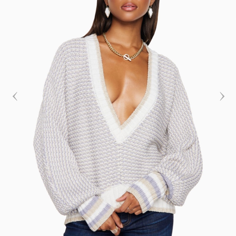 Ramy Brook Larson puff sleeve sweater